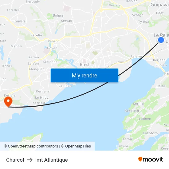 Charcot to Imt Atlantique map