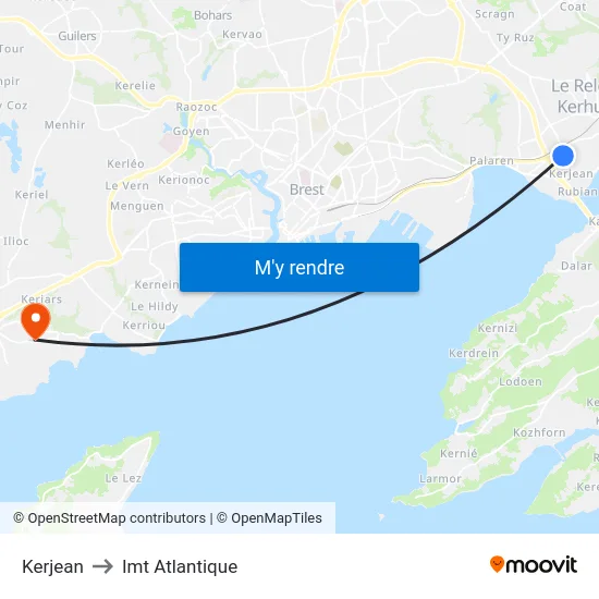 Kerjean to Imt Atlantique map