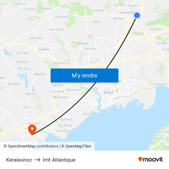 Keraleunoc to Imt Atlantique map