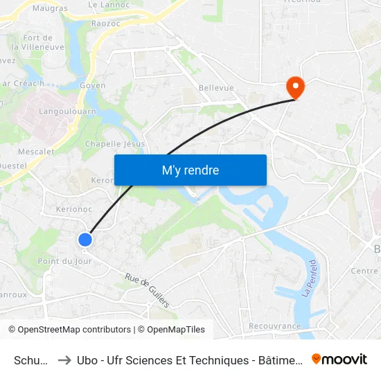 Schubert to Ubo - Ufr Sciences Et Techniques - Bâtiment Langevin map