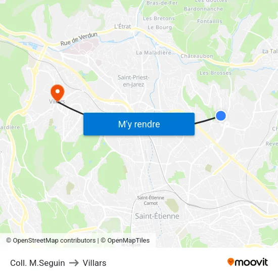 Coll. M.Seguin to Villars map