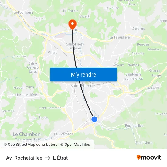 Av. Rochetaillee to L Étrat map