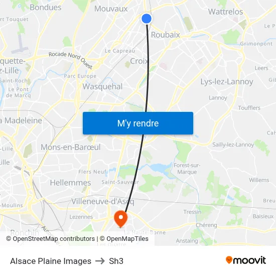 Alsace Plaine Images to Sh3 map