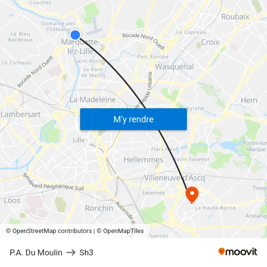 P.A. Du Moulin to Sh3 map