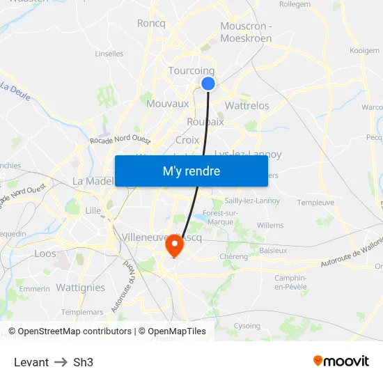 Levant to Sh3 map