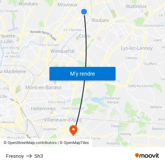 Fresnoy to Sh3 map
