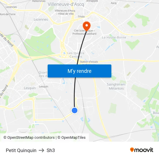 Petit Quinquin to Sh3 map