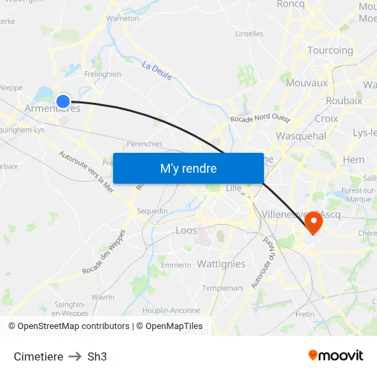 Cimetiere to Sh3 map