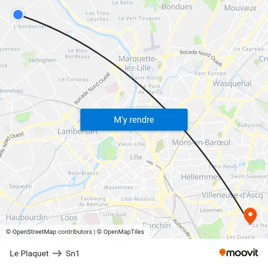 Le Plaquet to Sn1 map