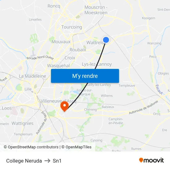 College Neruda to Sn1 map