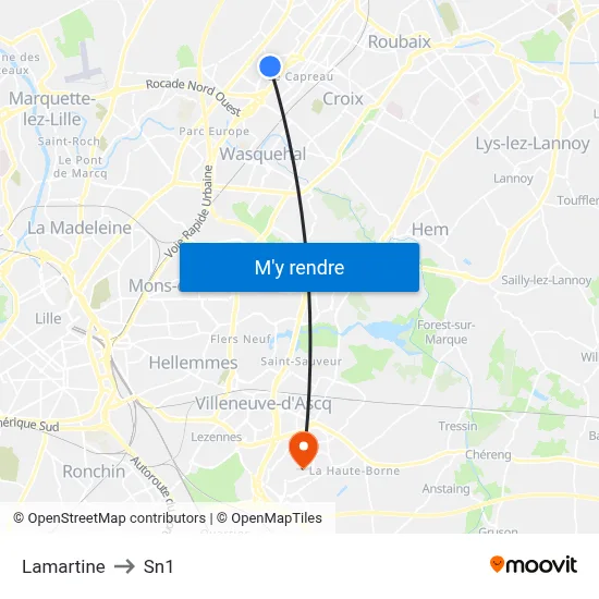 Lamartine to Sn1 map