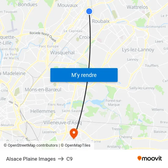 Alsace Plaine Images to C9 map