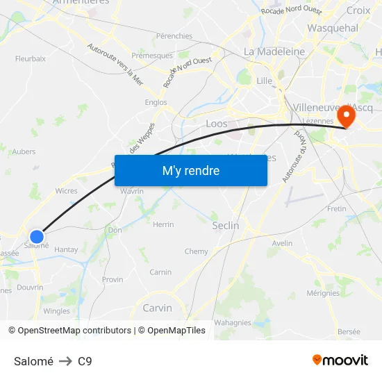 Salomé to C9 map