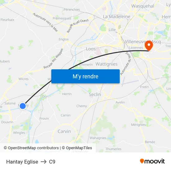 Hantay Eglise to C9 map