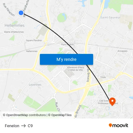 Fenelon to C9 map