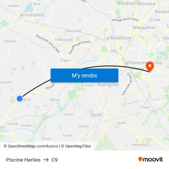 Piscine Herlies to C9 map