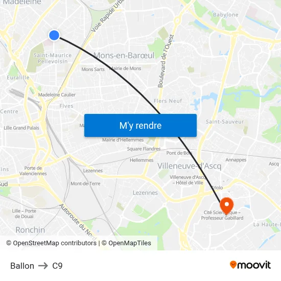 Ballon to C9 map