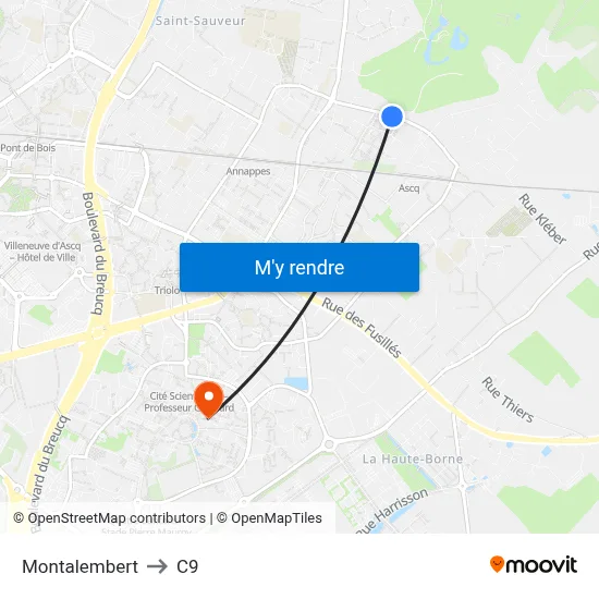 Montalembert to C9 map