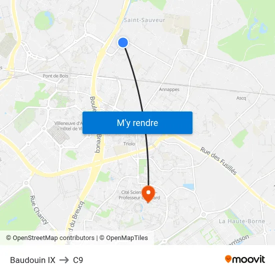 Baudouin IX to C9 map