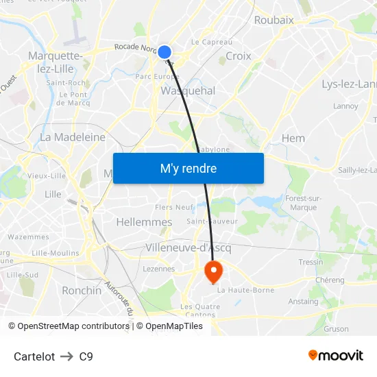 Cartelot to C9 map