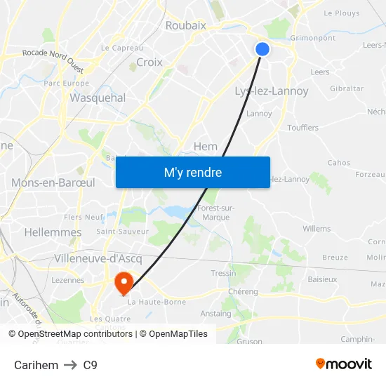 Carihem to C9 map