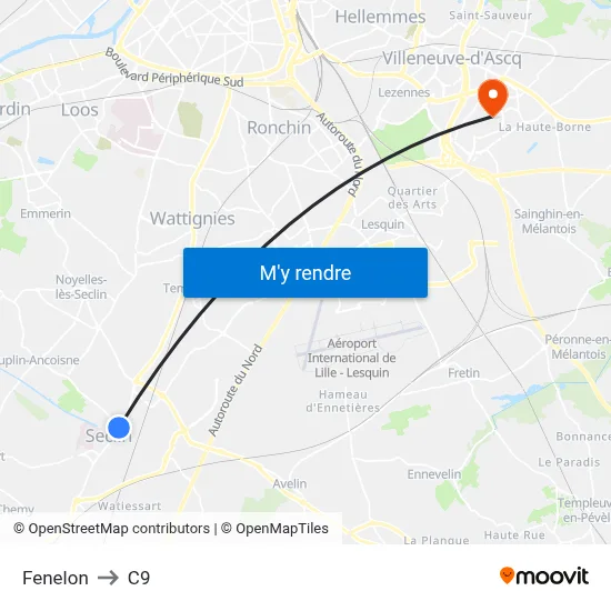 Fenelon to C9 map