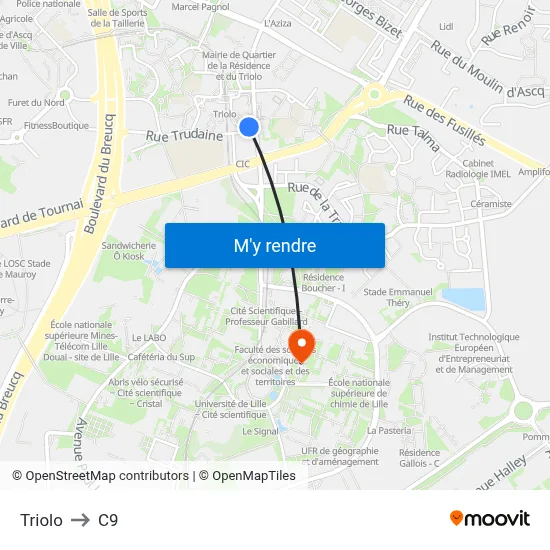 Triolo to C9 map