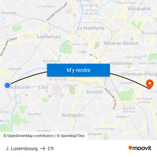 J. Luxembourg to C9 map