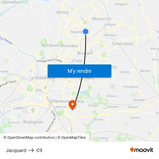 Jacquard to C9 map