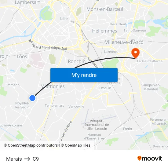 Marais to C9 map
