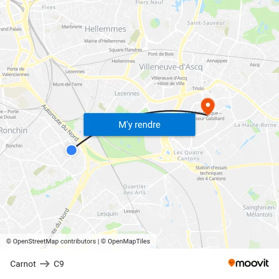 Carnot to C9 map