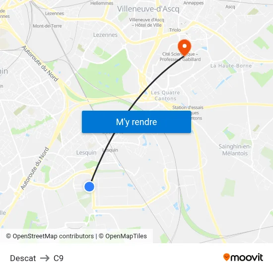 Descat to C9 map