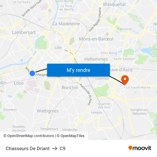Chasseurs De Driant to C9 map