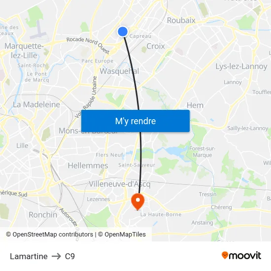 Lamartine to C9 map
