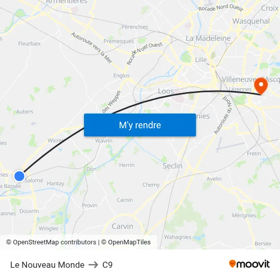 Le Nouveau Monde to C9 map