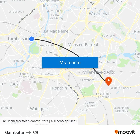 Gambetta to C9 map