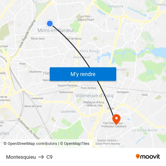 Montesquieu to C9 map