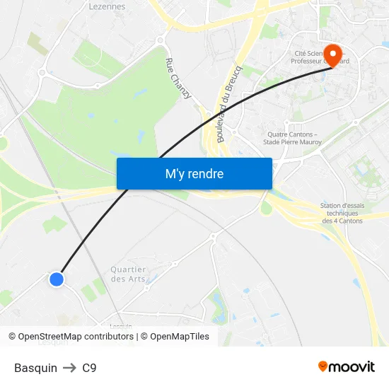 Basquin to C9 map