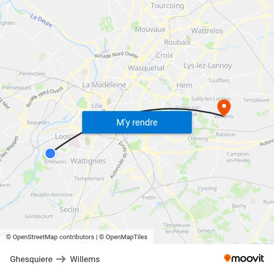 Ghesquiere to Willems map