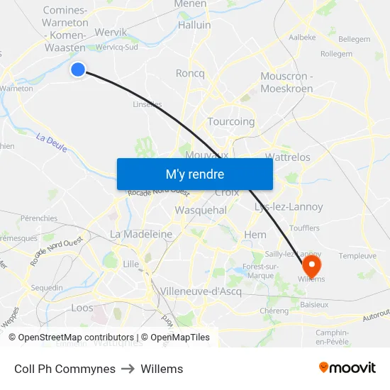 Coll Ph Commynes to Willems map