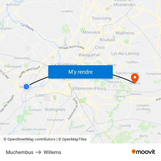 Muchembus to Willems map
