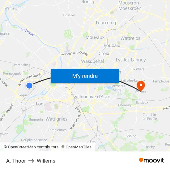 A. Thoor to Willems map