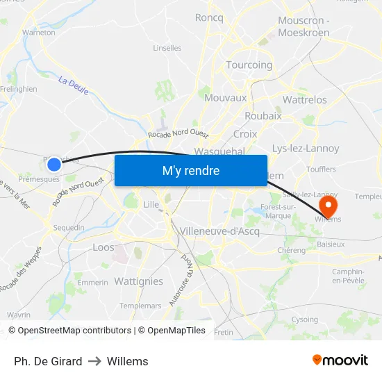Ph. De Girard to Willems map