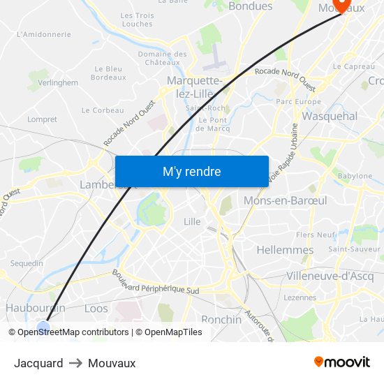 Jacquard to Mouvaux map