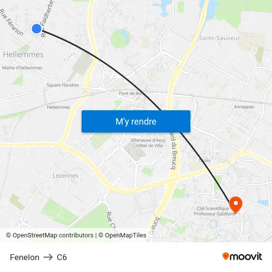 Fenelon to C6 map
