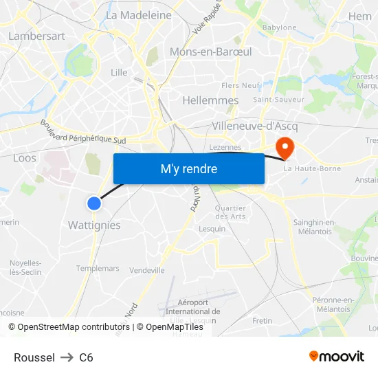 Roussel to C6 map