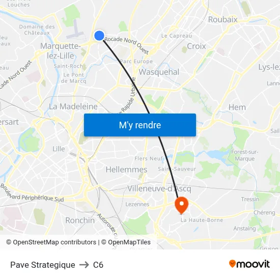 Pave Strategique to C6 map