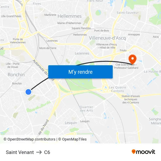 Saint Venant to C6 map