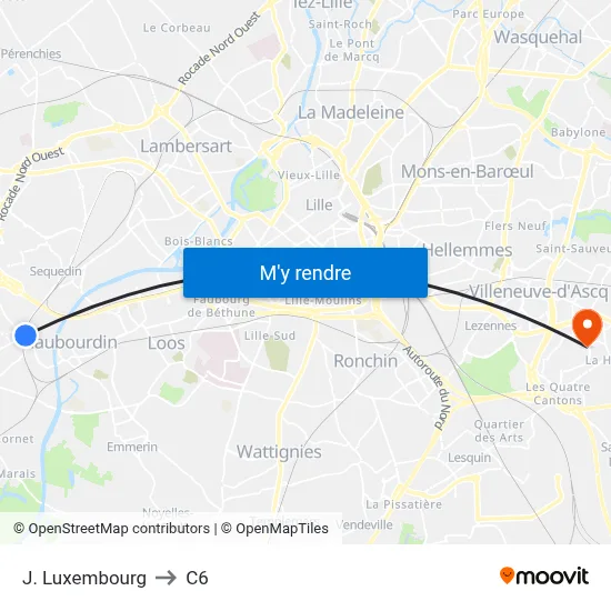 J. Luxembourg to C6 map