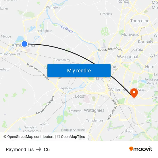 Raymond Lis to C6 map